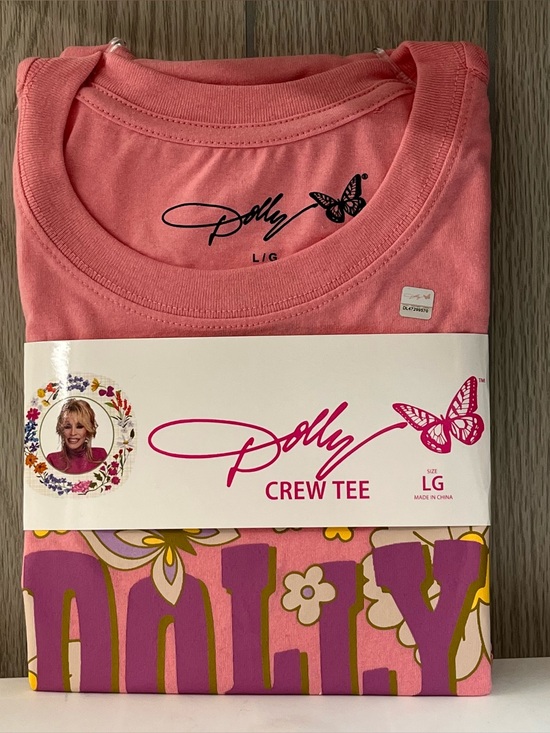 Dolly Parton Tops - New DOLLY PARTON Flowers T-Shirt Size L large Spring Wildflower DG Exclusive